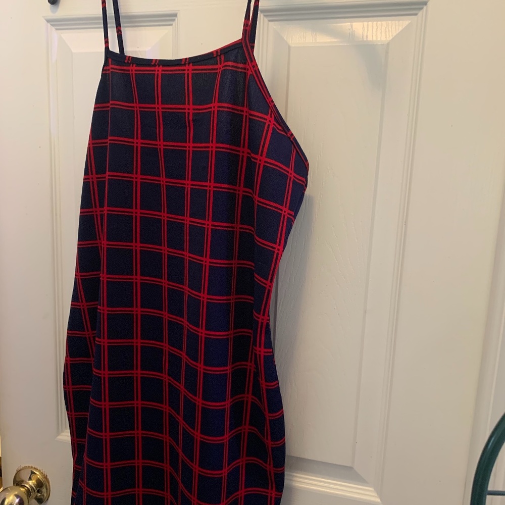 Cute Blue and Red dress, Size XL, From Shein